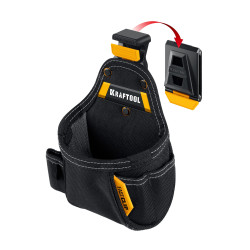 KRAFTOOL KP-5 с быстросъёмным креплением FastClip, 5 карманов и петель, 150 х 190 мм, поясная сумка / 38778